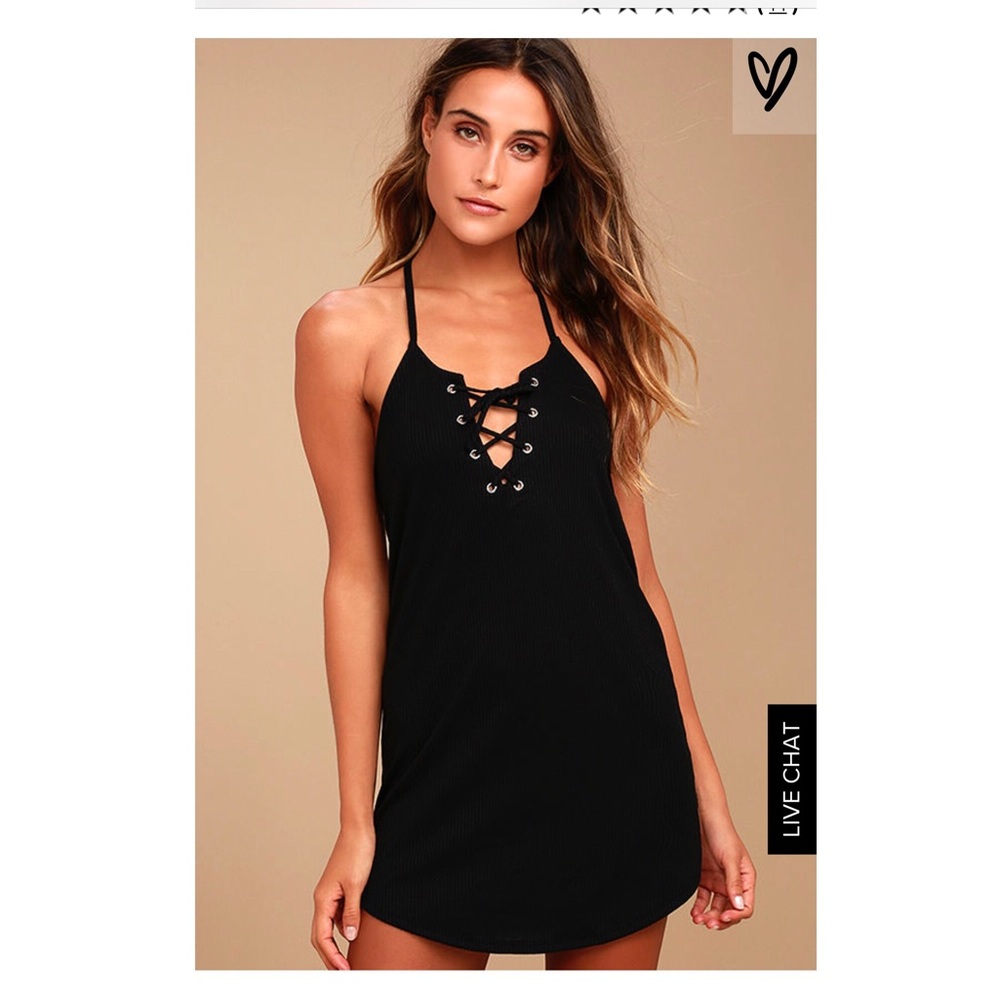 Lulus Lace Up dress